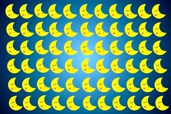 بازی فکری: اگه چشماعی عقابی داری تو 5 ثانیه ماه متفاوت و پیدا کن!