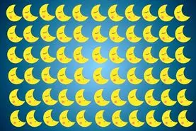 بازی فکری: اگه چشماعی عقابی داری تو 5 ثانیه ماه متفاوت و پیدا کن!