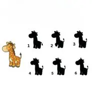 بازی فکری : چشم عقابی ها زود تند سریع بگن که کدوم سایه برای زرافه هست؟