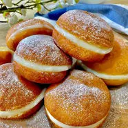 اگر فقط شیر، آرد و شکر دارید، این دونات‌های نرم را از دست ندهید!؛ بدون فر و بدون دستگاه خاص،ارزان، ساده و خوشمزه