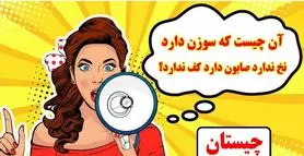چیستان روز: سوزن دارد نخ ندارد صابون دارد کف ندارد؟آن چیست؟