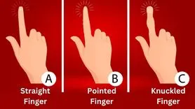 تست شخصیت شناسی | انگشت اشاره ات تمام اخلاق بدتو رو میکنه میگی نه بخون!
