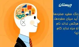 چیستان روز |  رنگ سفید صخره‌ ها آید میان سفره‌ ها، هرکس نداند نام او مزه ندارد کام او!!!