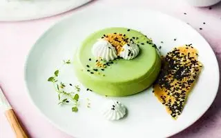 طرز تهیه پاناکوتای چای سبز؛ دسر ژاپنی و مجلسی