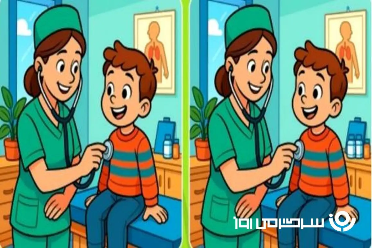 بازی فکری : فقط یک چشم شاهینی ۳ تفاوت را در ۱۲ ثانیه  پیدا می کند!