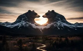 تست شخصیت شناسی : بگویید اول کوه دیدی یا خرس تا بفهمید چقدر خیال‌پردازید!